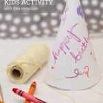 DIY Party Hat Kids Activity with free template