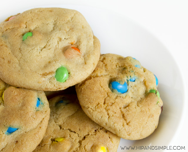 M&M’s Crispy Cookies