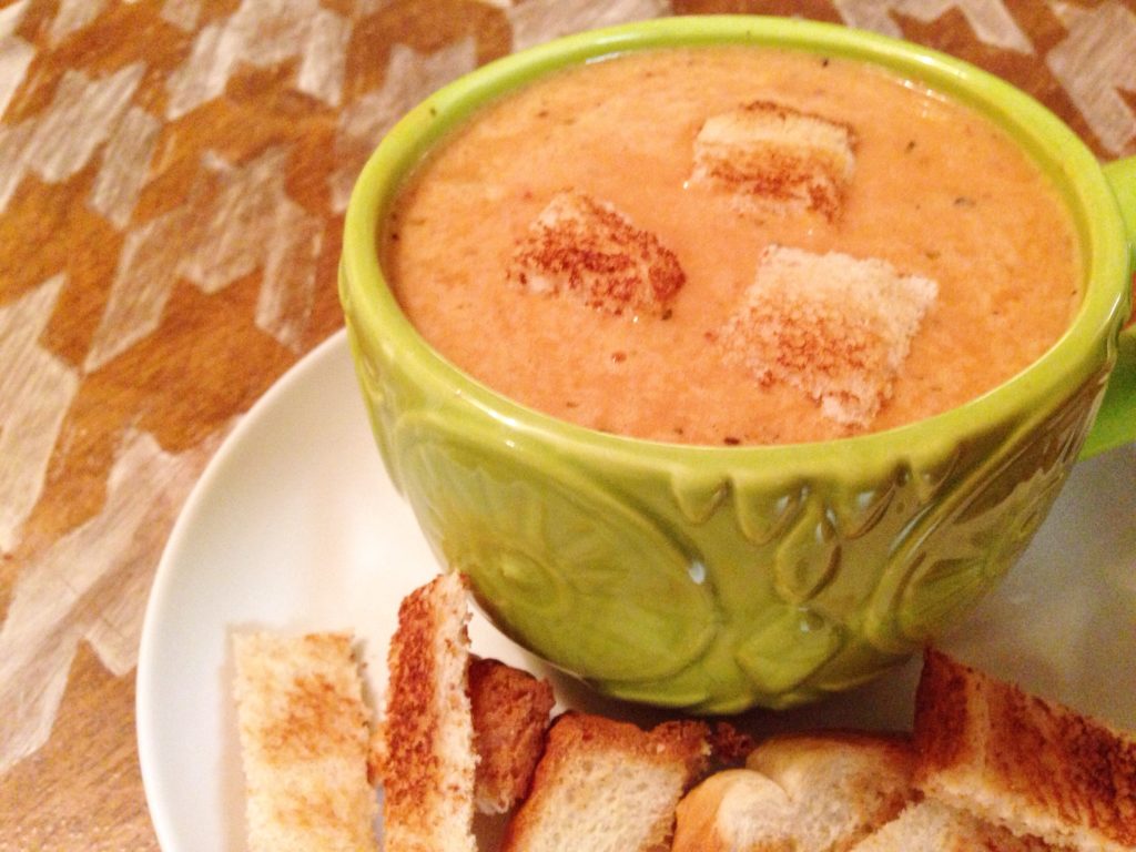 Crockpot Tomato Basil Soup Recipe
