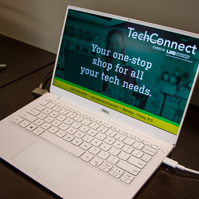 TechConnect image on computer screen